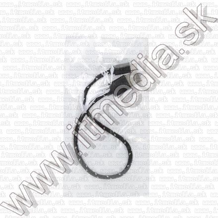 Image of iPhone USB Lightning kábel 30cm *Cipőfűző* *Hengeres* *Fekete* (IT12725)